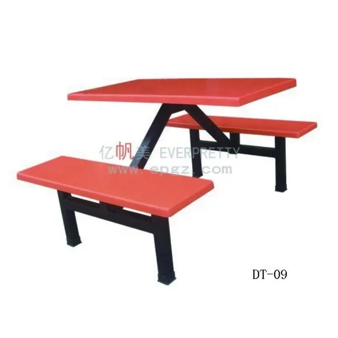 High Quality Restaurant Table and Chair Dining Table and Chair Set for School Canteen Furniture