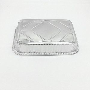 Calidad al por mayor TIA CB63 12,5 pulgadas placa cuadrada comida congelada restaurante contenedores de papel de aluminio pequeño - Product Image 5