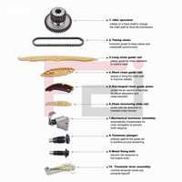 Kit de chaîne de distribution de marque FEI compatible avec AUDI A3 A4 A5/VW 2.0/SKODA 1.8/SEAT 1.8 2.0, pièce de réparation pour ensemble moteur