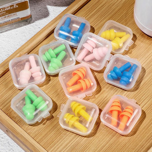 Bouchons d'oreilles en silicone réutilisables <span class=keywords><strong>anti</strong></span>-<span class=keywords><strong>bruit</strong></span>, logo personnalisé, <span class=keywords><strong>protection</strong></span> auditive haute fidélité, OEM <span class=keywords><strong>pour</strong></span> concerts, natation, sommeil - Product Image 5