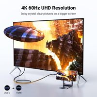Câble USB-C UGREEN (4K60Hz) 1m 1,5m 2m Adaptateur Type-C vers Thunderbolt 4/3 pour la maison, le bureau, MacBook Pro Air