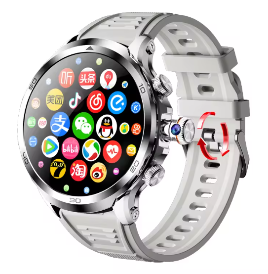 NEW H19 Smartwatch 4G Full Netcom 3+32GB Android System 1.95 Inch Amoled Screen 190° Rotating Camera Smart Watch GPS WIFI