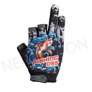 Gants de pêche antidérapants et anti-UV, nouveau design pour sports de plein air, unisexe, personnalisables, pour enfants - Product Image 5