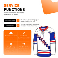 Personnalisation et vente en gros de maillots de hockey de haute qualité et écologiques pour l'entraînement