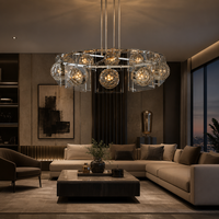 Lustre en gros de luxe pour bar, salle à manger, restaurant, salon – Suspension design contemporain