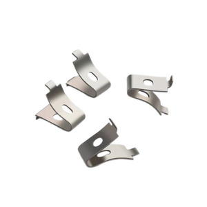 Factory Custom Made Sheet Metal Stamping Bending Aluminum Stainless Steel <strong>Shelf</strong> <strong>Support</strong> <strong>Clip</strong> for Pilaster - Product Image 1