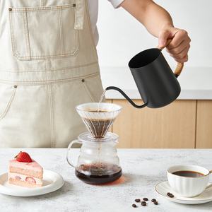 Cafetera de goteo de cuello de cisne larga y estrecha, 0.35/0.6L, color negro - Product Image 5