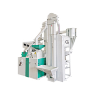 Petite usine de traitement de paddy combiné Équipement de fraisage du riz Moulin à riz Prix de la machine