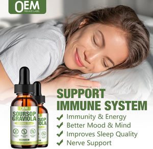 3000MG <span class=keywords><strong>Soursop</strong></span>グラビオラ葉エキス液滴細胞サポート再生気分リラックス肝睡眠用 - Product Image 6