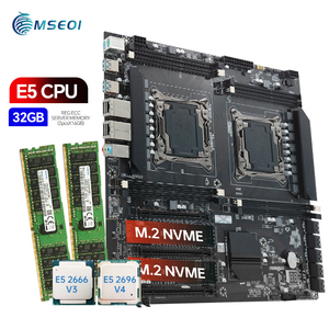 X99マザーボード Xeon E5-2696 v4, 32GBメモリ（PC giả lập NOX XEON 