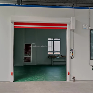 Porta Rapida Industriale di Sicurezza ad Alta Velocità, Avvolgibile Automatica in Plastica, Serranda Pieghevole Veloce - Product Image 3