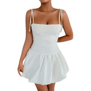 Nouvelle Robe Courte Sexy et Tendance à Bretelles Fines, Idéale pour l'Été - Product Image 5