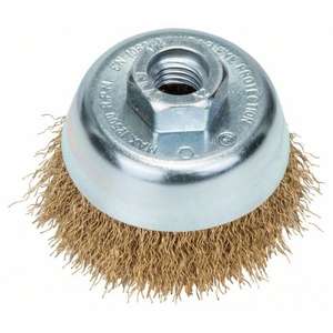 BOSCH - 2609256500 Cup brush ø70 mm - EAN 3165140389198 ABRASIVES HONING WHEELS, BRUSHES AND <b>BONNETS</b> - Product Image 1