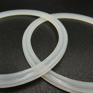 Joint d'étanchéité en caoutchouc de silicone résistant à la chaleur rond plat transparent personnalisé pour couvercle en bois, tasse - Product Image 2