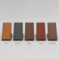 Perfil en L de WPC Coextruido 2500x49.5x40.5mm, Tapa Impermeable para Poste de Cercado, Borde de Terraza Exterior