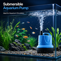 Pompe à eau submersible à aspiration par le bas 10W/18W/25W/45W/60W pour aquarium, réservoir de poissons, hydroponie, fontaine