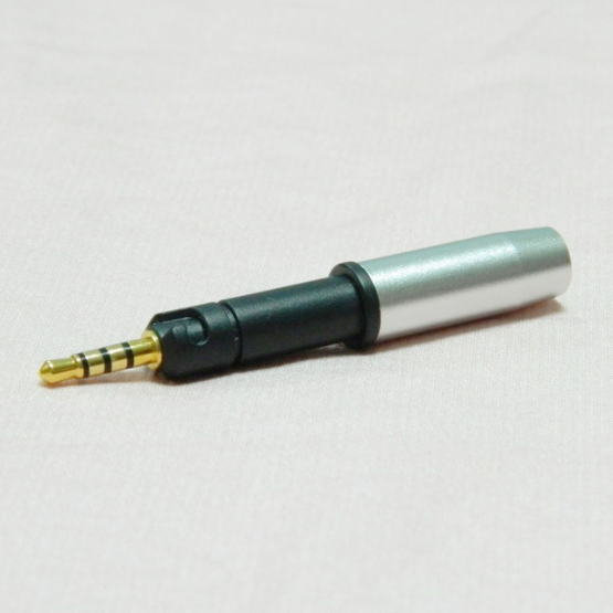 Gold Plated 2.5mm Audio Jack 4 Poles Balanced Headphone Plug Connector Suitable for HD400 HD560S M50X M70X