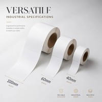 Étiquettes personnalisées 4x2 4x3 4x4 4x6 vierges brillantes ou mates, rouleaux d'étiquettes continues pour imprimante jet d'encre, étiquettes adhésives PP pour imprimante jet d'encre, étiquettes BOPP pour imprimante jet d'encre