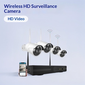 Ensemble de caméras de <span class=keywords><strong>surveillance</strong></span> sans fil pour l'extérieur, sécurité domestique, vision nocturne infrarouge, WiFi, étanche, <span class=keywords><strong>avec</strong></span> <span class=keywords><strong>disque</strong></span> <span class=keywords><strong>dur</strong></span> de 1 To - Product Image 2