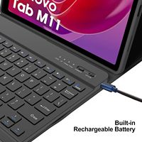 Étui clavier sans fil magnétique détachable fin pour Lenovo Tab M11 11 pouces TB-330FU / Xiaoxin Pad 2024 11 pouces TB-331FC personnalisé