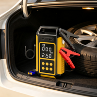 ABS Portable Tire Inflator Mini Air Pump with Digital Display Car Tire Inflator 6000mAh