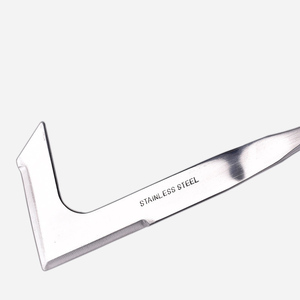 Garden Crack Weeder Grieta Herramienta <span class=keywords><strong>de</strong></span> deshierbe Mango Cortacésped <span class=keywords><strong>manual</strong></span> <span class=keywords><strong>de</strong></span> acero inoxidable Hoz <span class=keywords><strong>de</strong></span> deshierbe en forma <span class=keywords><strong>de</strong></span> L para patio <span class=keywords><strong>de</strong></span> césped - Product Image 3