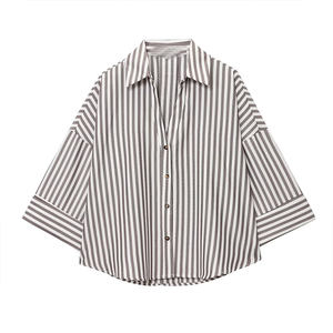 Abbigliamento <span class=keywords><strong>donna</strong></span> autunno ZATRHMBM 2025 nuova moda <span class=keywords><strong>camicia</strong></span> a maniche larghe Casual a maniche lunghe <span class=keywords><strong>camicia</strong></span> da <span class=keywords><strong>donna</strong></span> Versatile - Product Image 1