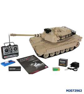 1:20 modèle en plastique enfants militaire armée télécommande radiocommande jouets tirer RC réservoirs - Product Image 3