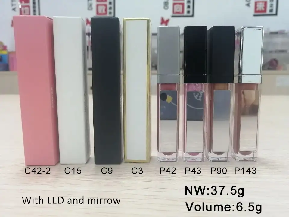 고품질 도매 Led 입술 광택 개인 상표 액체 립스틱 매트 방수 립글로스 빛과 거울