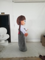 Costume de mascotte pour adulte, fille arabe, sur mesure, en coton, à vendre