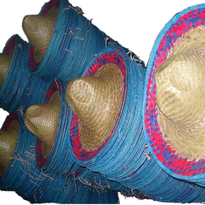 Best Price Wholesale Vietnamese Mexican Seagrass Cowboy <b>Hat</b>-Handmade Adjustable Unisex Striped <b>Straw</b> <b>Hat</b> for Outdoor Travel - Product Image 1