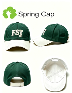 Gorra de Béisbol Personalizada <span class=keywords><strong>FST</strong></span> 18 con Bordado 3D de Dos Tonos, Visera Deshilachada, Estilo Dad Hat, Suave y Agradable al Tacto, Disponible para Venta al Por Mayor - Product Image 2