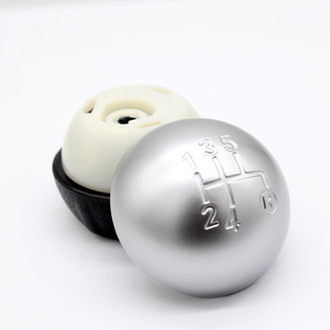Fiat Gear <b>Shift</b> <b>Knob</b> Silver Aluminium Alloy 5 6 Speed Rustproof Replacement Accessory - Product Image 1