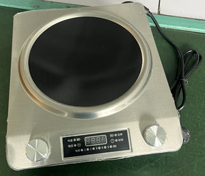 Cocina de inducción de grado comercial, cocina portátil, bobina de calentamiento grande, quemador de encimera de acero inoxidable 18/10 con 3500W - Product Image 3