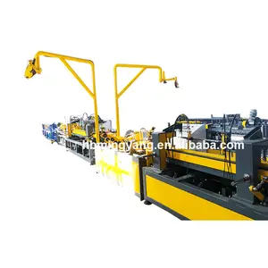 New Design Professional PLC control Auto Double Spiral Full Automatic Chain Link Fencing Machine