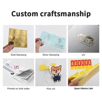 Autocollants personnalisés en vinyle durable, écologiques, imperméables, à motifs de dessins animés, découpés, forte adhérence, finition brillante/mate, pour téléphones mobiles