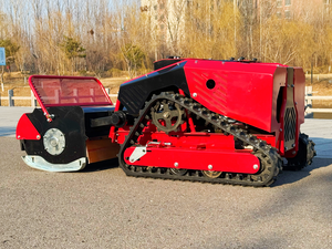 Tondeuse à fléaux télécommandée sur chenilles certifiée CE EPA 760mm <span class=keywords><strong>Robot</strong></span> de tonte de défrichement de terres agricoles Ventes directes d'usine - Product Image 4