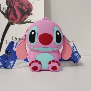 กระเป๋าสะพายข้างซิลิโคนลายการ์ตูนสติทช์น่ารักสำหรับเด็ก ขายส่ง - Product Image 5