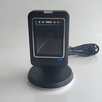 Escáner de Códigos de Barras 1D/2D Compacto de Escritorio, Compatible con Conexiones USB y RS232