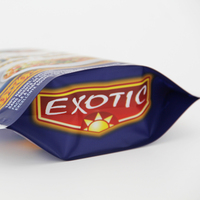 Sachet support personnalisable en feuille d'aluminium refermable thermoscellable de qualité alimentaire PET pour aliments secs, couscous, emballage en mylar