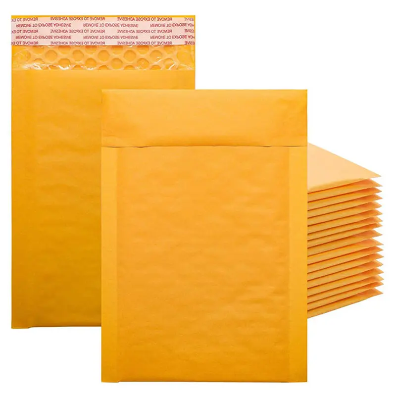 Оптовая продажа, изготовленные по индивидуальному заказу, конверты из крафт-бумаги на основе био, конверты из полиэстера, почтовое отделение A4 A5, мешочки из пузырчатого полиэстера