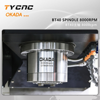 Centre d'usinage vertical CNC 4 axes VMC1160 du fabricant chinois, système GSK, broche BT40 pour l'usinage des métaux