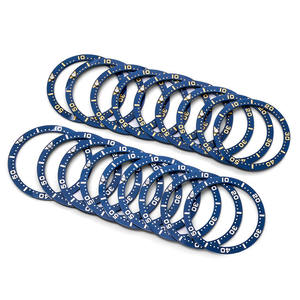 Insert de lunette en céramique plate 38*31,6 mm avec pip luminescent à 12 pour pièces de montre SKX007 <span class=keywords><strong>SKX009</strong></span> - Product Image 6