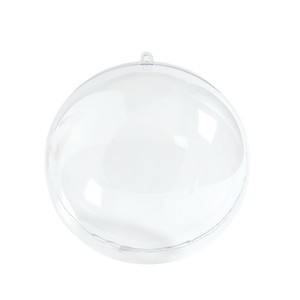Reaching New Heights Acrylic Christmas <b>Balls</b> Transparent Round Hollow With Hanging Hole Festival Decorative Ornaments - Product Image 3