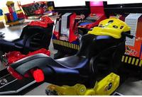 Machine de jeu d'arcade MANX TT Super Bike, simulateur de course de moto pour 2 joueurs avec mouvement dynamique inclinable