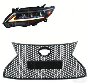 Kit de conversion de pare-chocs avant style LX pour <span class=keywords><strong>Toyota</strong></span> <span class=keywords><strong>Corolla</strong></span> 2011-2013, kit carrosserie ABS compatible avec OEM 52119-03901 - Product Image 5