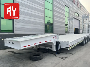 RuiYuan ขาย3เพลา100ตันหนัก40ฟุต12.4เมตร, รถพ่วงเตียงต่ำเตียงต่ำรถพ่วงแอร์ระงับ - Product Image 2