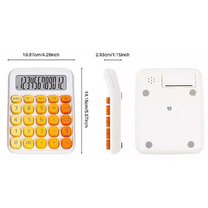 Dễ thương cơ khí bàn phím máy tính 12 màn hình lớn màu máy tính nhựa sinh viên nghiên cứu nguồn cung cấp trường văn phòng phẩm - Product Image 6