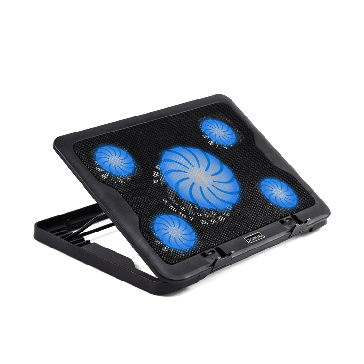 Новый дизайн подставка-кровать 5 тихий вентилятор охлаждающая подставка для ноутбука с сертификатом CE