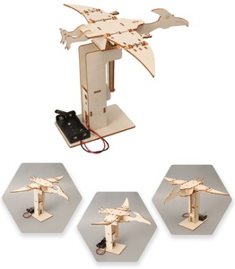De L'école Secondaire primaire Students'Science Technologie Production Édenté Modèle Matériel Diy Dinosaure Jouet Vapeur L'éducation - Product Image 2